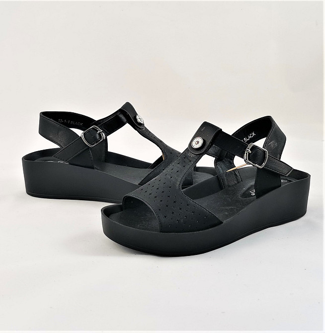 Жіночі Сандалі Босоножки на Танці Платформа Чорні літені (розміри: 37,38,39) - 1-1 Дніпро - фото 9