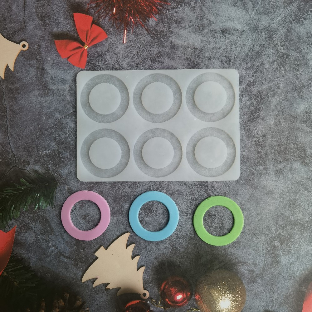 Формочка для шоколада Круги 194 на 134 мм серый Киев - изображение 10