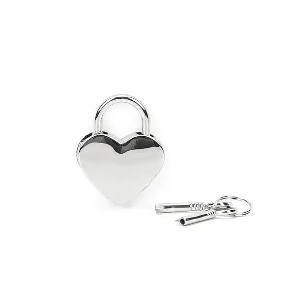 Замочок Liebe Seele Heart Shape Padlock Silver (2 шт) Львів - фото 2