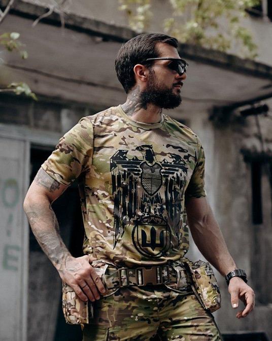 Тактична потовідвідна футболка roman eagle ДЛ7029 Одеса - фото 2