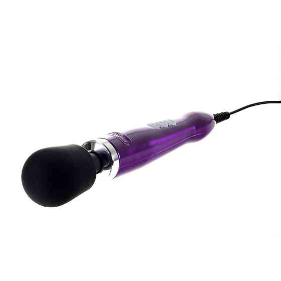 Вібромасажер DOXY Die Cast Purple, дуже потужний, живлення 220В, металевий корпус Sex Aura Київ
