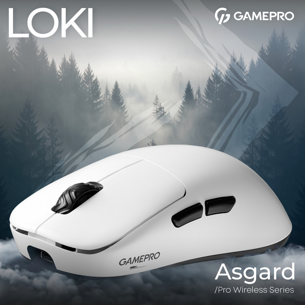 Миша бездротова GamePro Asgard Loki White (GM022W) ( Білий ) Харків - фото 5