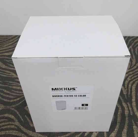 Відро для сміття з плавним закриттям овальне Mixxus Premium Diverse-TC0105 SS Color 5л колір наржав  ( MI7078 ) 36994 Харків
