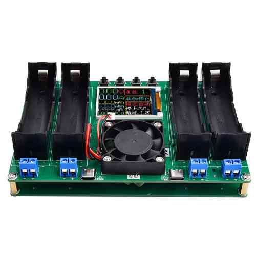 Тестер для акумуляторів 18650 з LCD дисплеєм, 4 канали Київ