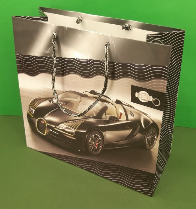 Пакет паперовий подарунковий квадратний 23*24*10 (артKV-032) (12 шт.) Харків - фото 1