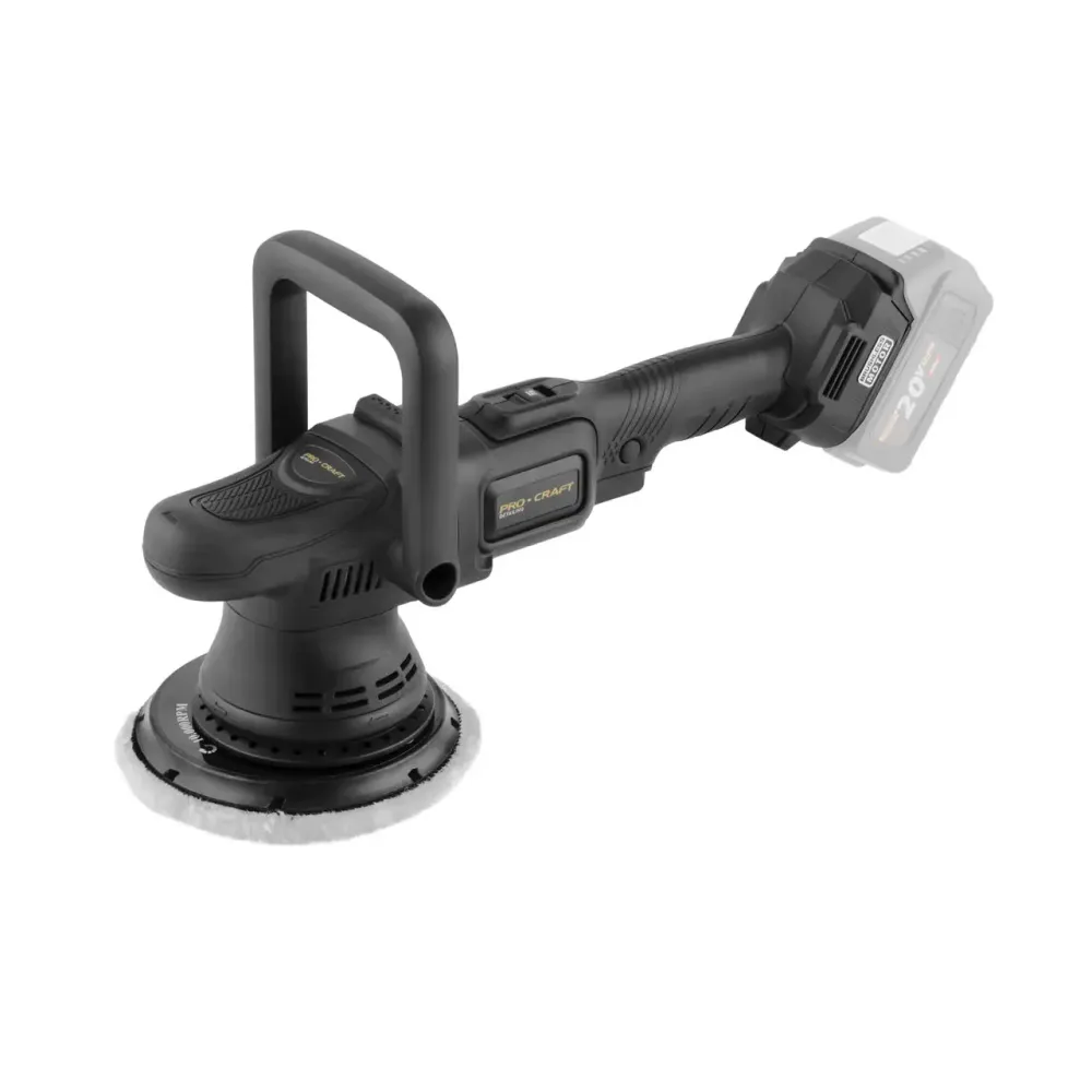 Полірувальна машинка акумуляторна Procraft PM22,Полірувальні машини для авто двигун безщітковий 2500 4800 об хв  без АКБ та ЗП Львів - фото 2