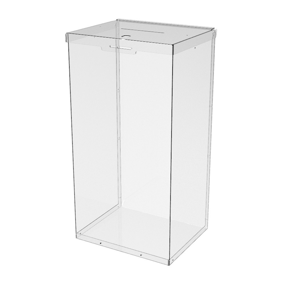 Ящик EKOSTAR с замком для пожертвований и сбора денег 250x200x480. Объем 24 литров Киев - изображение 2