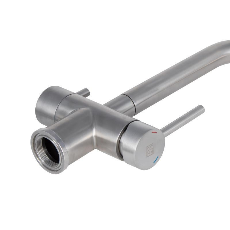 Смеситель для кухни с подключением для питьевой воды Lidz Aria LDARI020F1NKS43359 Nickel Харьков - изображение 3