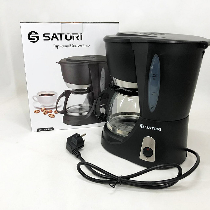Маленька кавомашина для дому Satori, Апарат для кави для дому Кавоварка настільна компактна YW-16 Одеса - фото 9