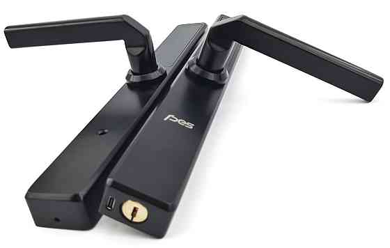 PES Aston чорний смарт замок з нержавіючої сталі Київ