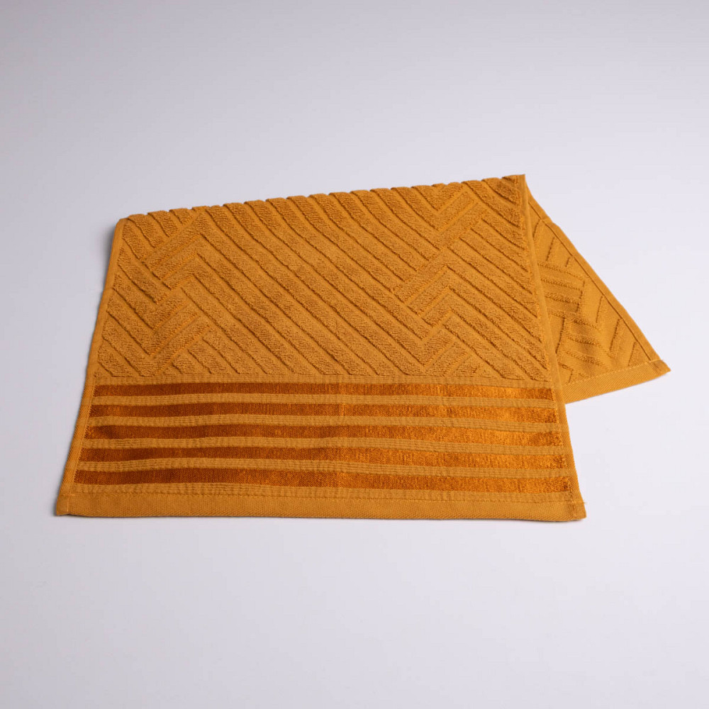 Полотенце махровое среднее SOFT GM Textile 50х90см 500г/м2 (Горчичный) Сумы - изображение 4