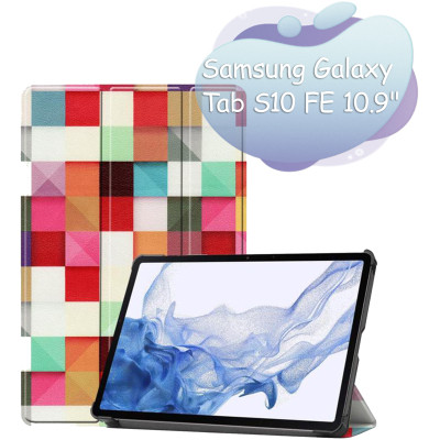 Чехол для планшета BeCover Smart Case Samsung Galaxy Tab S10 FE (SM-X520/SM-X526) 10.9" Square (713289) Винница - изображение 1