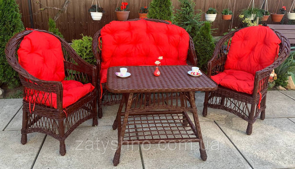 Набор плетеной мебели  из лозы Киев - изображение 8