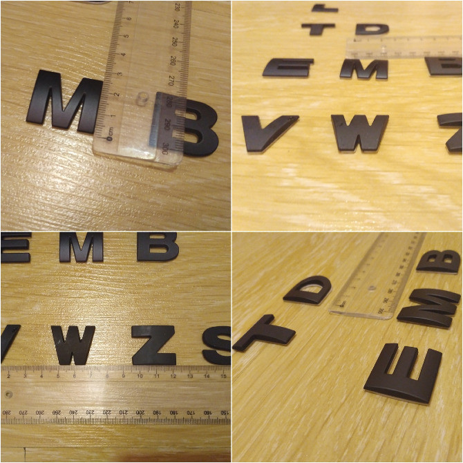 Металлические буквы Чёрные на кузов не ржавеют Киев - изображение 7