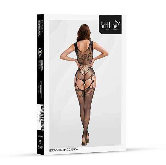 Бодістокінг - Bodystocking 212064, black - One Size Sex Aura Київ
