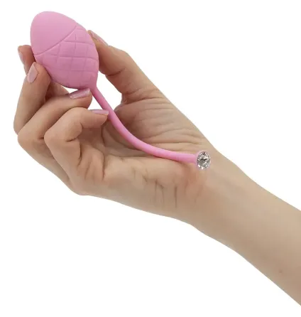 Розкішні вагінальні кульки PILLOW TALK - Frisky Pink з кристалом, діаметр 3,2 см, вага 49-75гр Львів