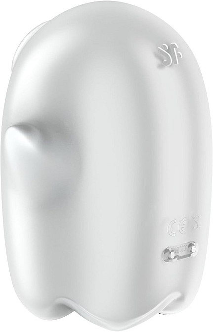 Вакуумний стимулятор - Satisfyer Glowing Ghost White Sex Aura Київ - фото 2