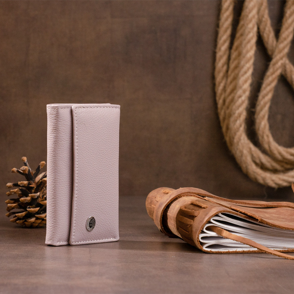 Ключница-кошелек женская ST Leather 19223 Лиловая Киев - изображение 6