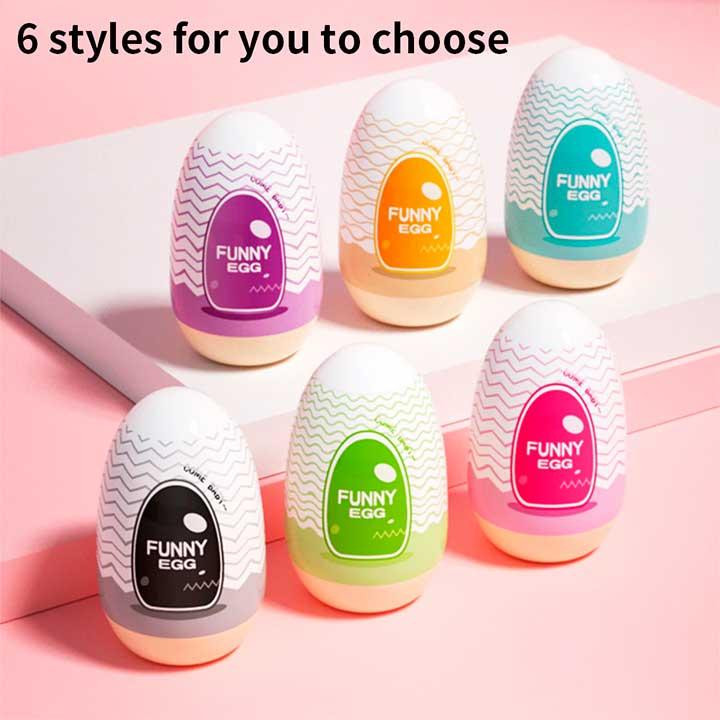 Набор мастурбаторов Funny Egg 6 шт. Винница - изображение 2