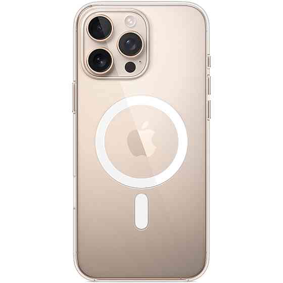 Чохол-накладка Apple Clear Case with MagSafe для Apple iPhone 16 Pro Max Transparent (MA7F4) ( 12552 ) Харків