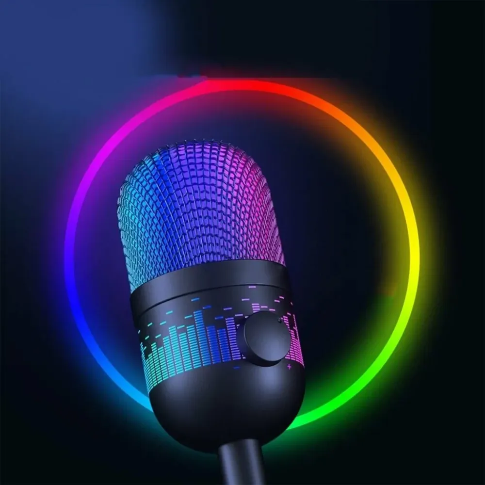 RGB-мікрофон для ігор та запису AK-1i настільний Київ - фото 3