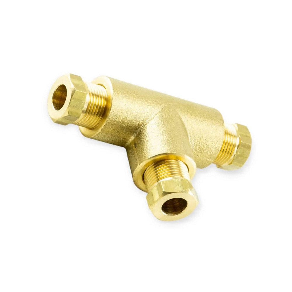 Трійник для трубки мідь д.8х8х8 Мукачево - фото 1