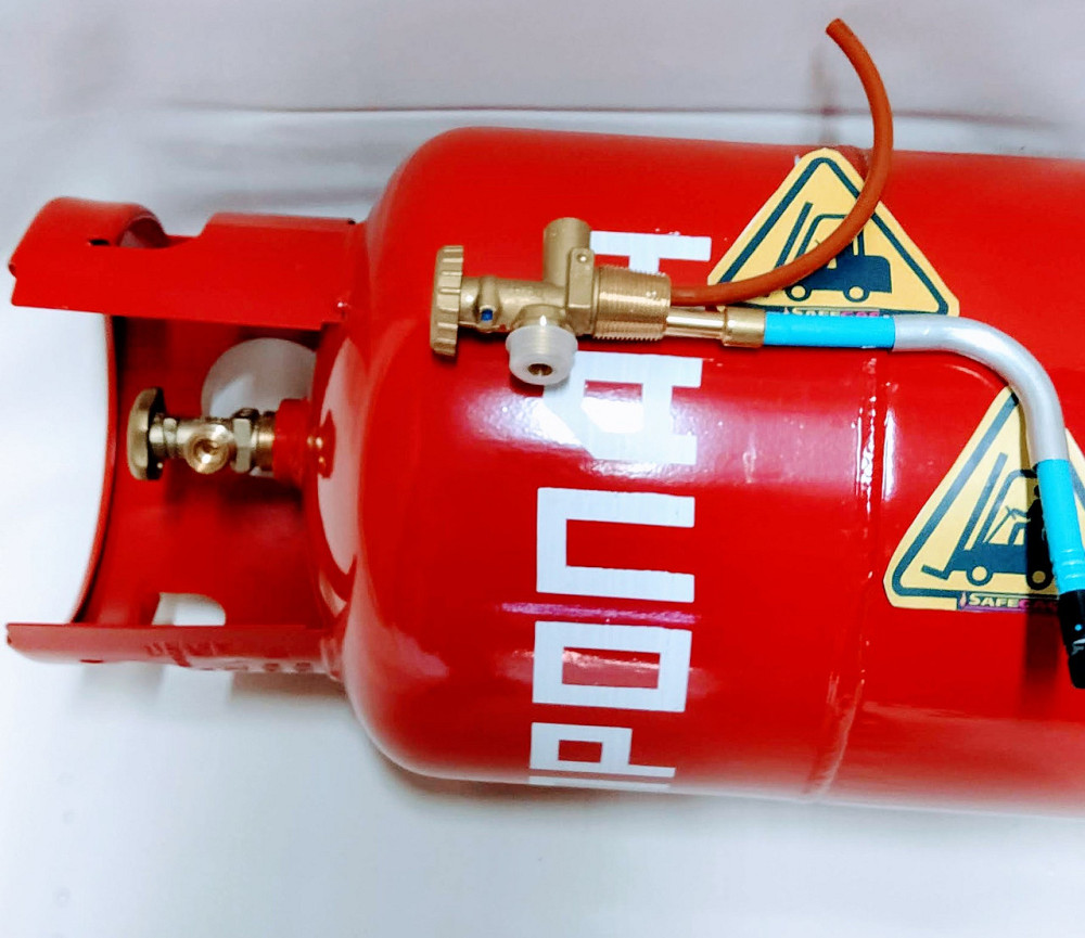 Газовий пропановий балон 26.4 літрів для авто навантажувачів з запобіжним клапаном CАVAGNA Італія. Київ - фото 2