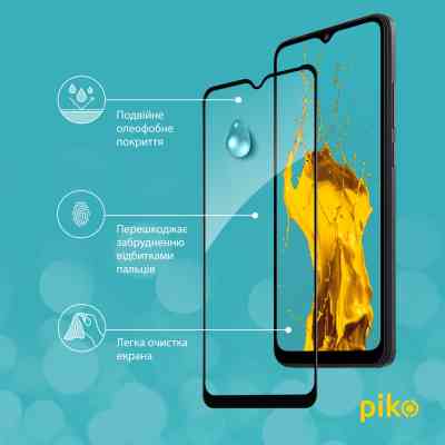 Стекло защитное Piko Full Glue Xiaomi Redmi A2+ Black (1283126564611) Винница