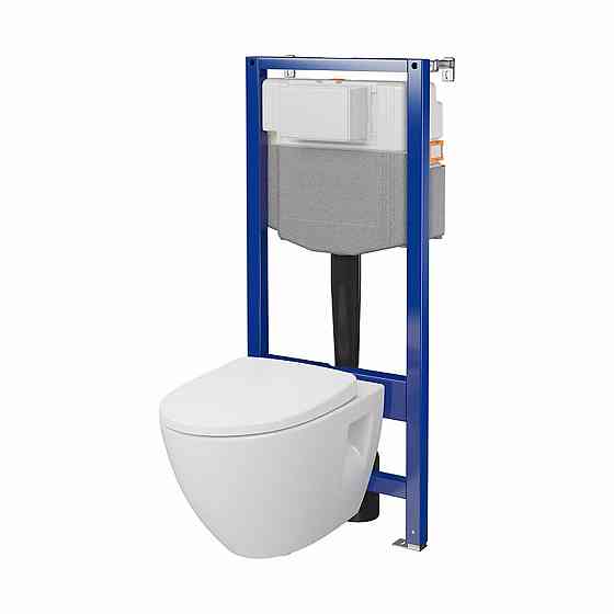 КОМПЛЕКТ С35 ІНСТ СИС-МА AQUA 50 QF MEХАН+ MODUO PLUS ОВАЛЬНИЙ CLEANON Із сид дюр ліфт БЕЗ КНОПКИ Київ