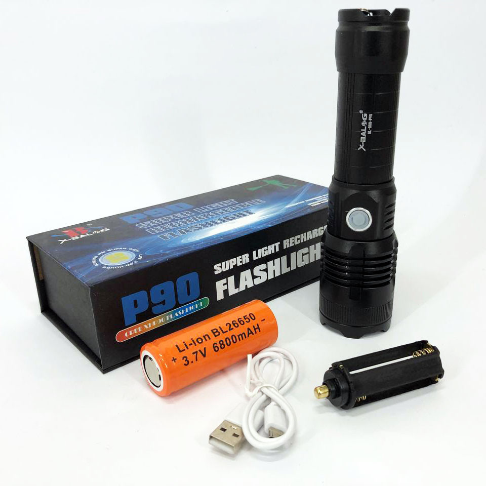 Військовий тактичний ліхтар X-Balog BL-B88-P90, Ліхтарик police оригінал, UW-962 Водонепроникний ліхтар Київ - фото 7