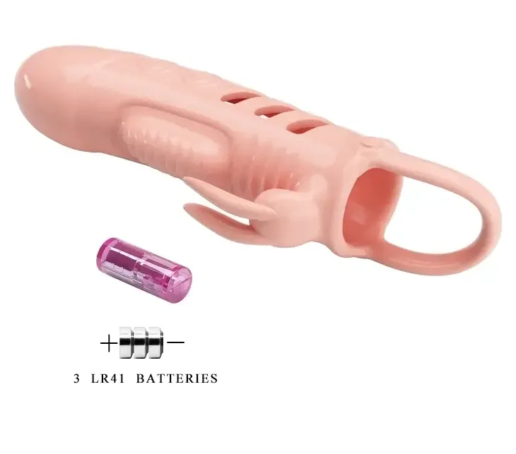 Удлиняющая насадка с вибростимуляцией ( на 2,5 см ) PRETTY LOVE - PENIS SLEEVE Sloane, BI-026243 Sex Aura Киев - изображение 7