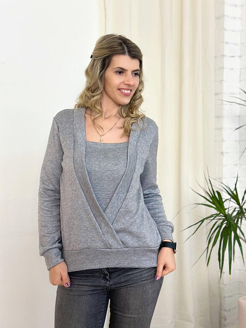 Демісезонна жіноча кофтинка "Alisia" оптом | Батал |Розпродаж моделі Київ - фото 7