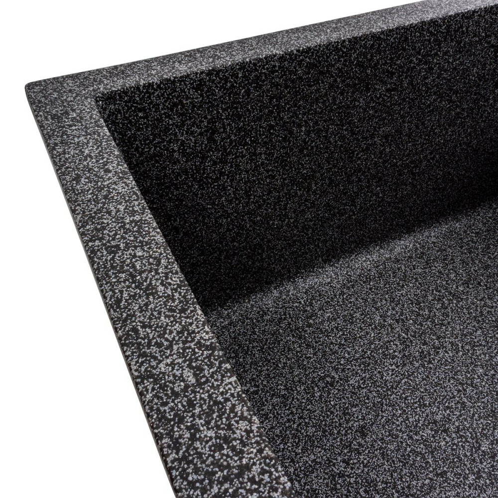 VALESO Гранітна мийка для кухні VALESO CASCADA 7050 матова Графіт Коломия - фото 9