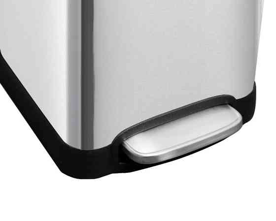 Відро для сміття з плавним закриванням квадратне Mixxus Style-TC0106 SS Color 6 л колір неіржавка (MI7092) Харків