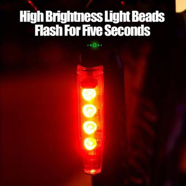 Велосипедный фонарь с сигналом LEADBIKE LD77-LS-4 LED, Мигалка для велосипеда на батарейках HJ-39 Львов - изображение 16