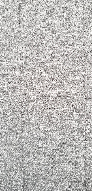 Шпалери вінілові на флізеліні Rasch Golden Hour метрові смуги фігури сірі фон під мішковину Київ - фото 3