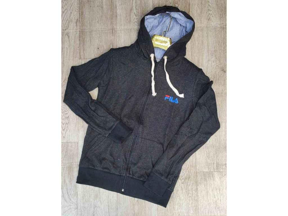 Кофта чорний спортивна чол на блискавці FILA р.M ТМ OSM Київ - фото 1