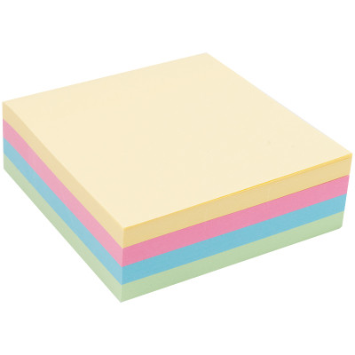 Бумага для заметок Axent с клейким слоем Ассорти пастельных цветов 75х75мм, 250 листов (D3350) Винница - изображение 1