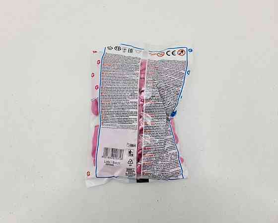 Повітряні кульки пастель рожеві 3" (8 см) латексні бомбочки 100 шт Gemar (1 пач.) Харків