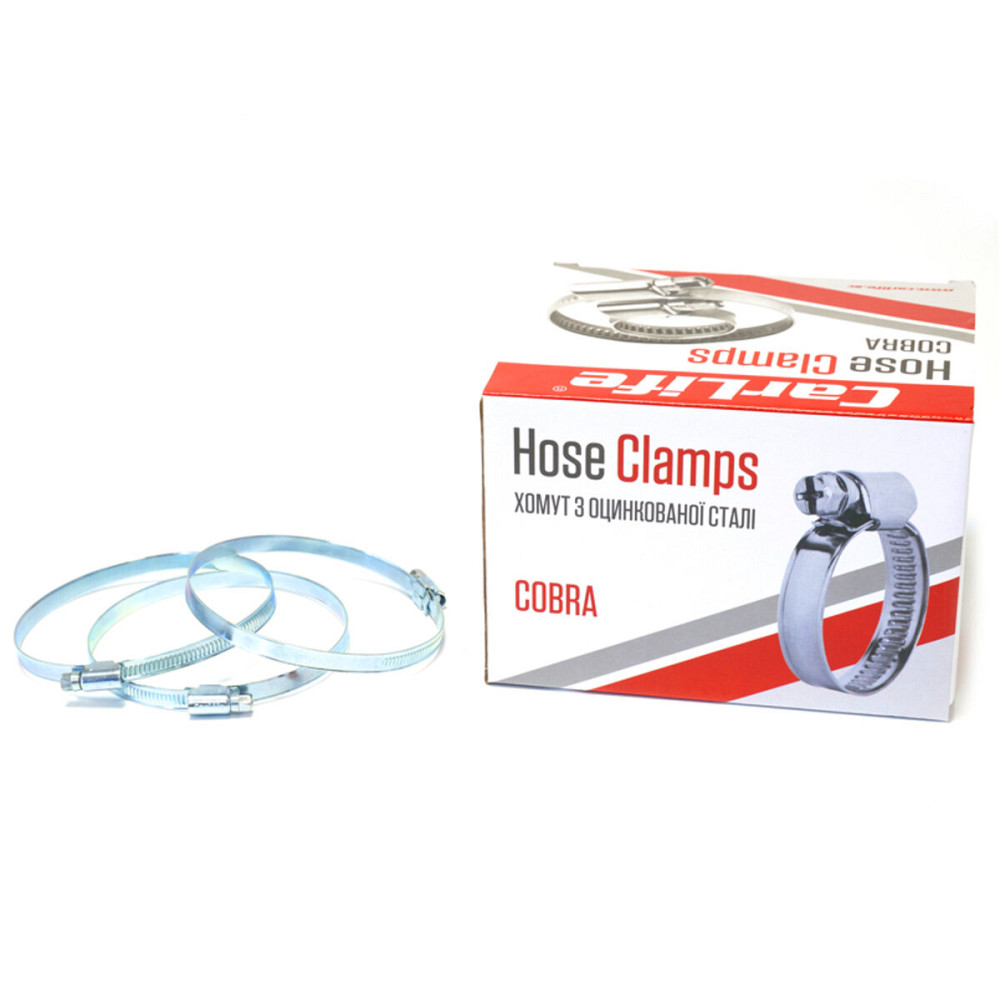 Хомути CarLife оцинковані 90-110/W1, 9х0,67мм, 25шт Київ - фото 1