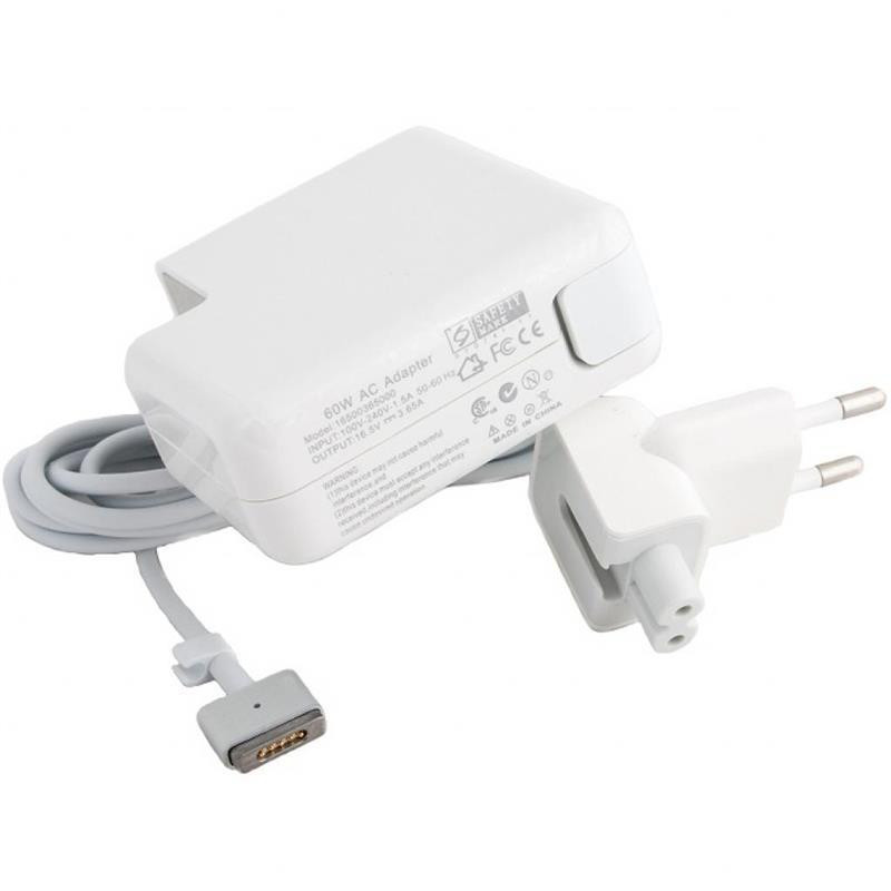 Блок живлення PowerPlant для ноутбука Apple 220 V, 16.5 V 60 W 3.65 A MagSafe 2 (AP60KMAG2) ( 25237 ) Харків - фото 1