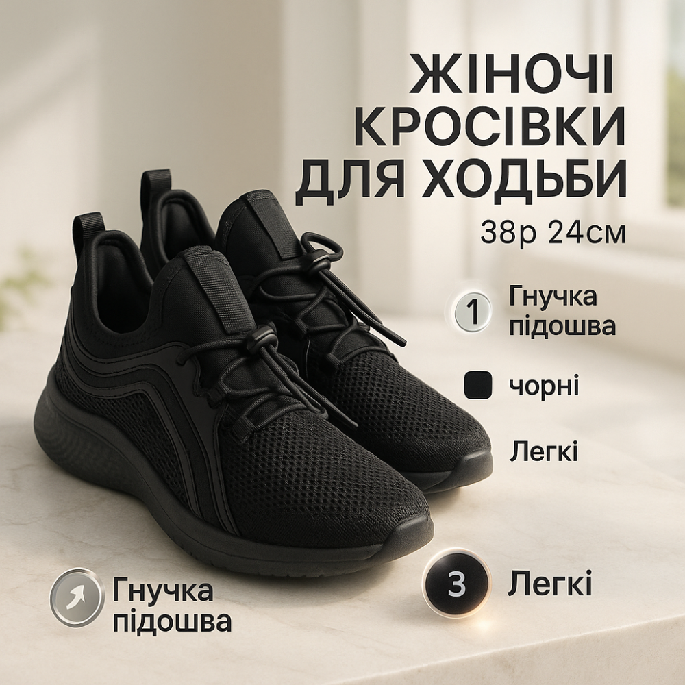 Комфортні кроси для жінок 38р 24см, Кросівки жіночі літні з дихаючого матеріалу, Жіночі м'які кросівки CP-50 Львів - фото 7