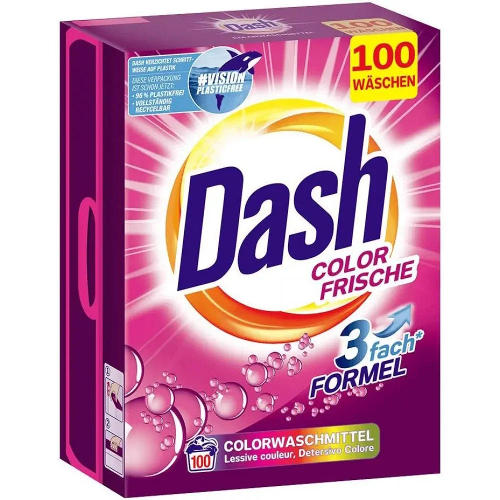 Стиральный порошок Dash Color frische для цветных вещей 100 стирок 6.5 кг Львов - изображение 1