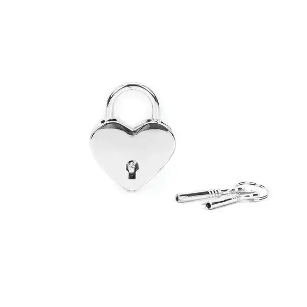 Замочок Liebe Seele Heart Shape Padlock Silver (2 шт) Львів - фото 1