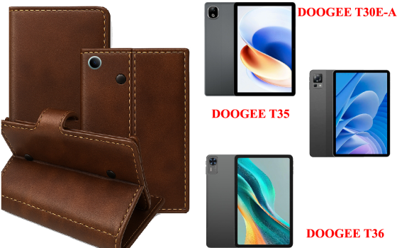 Книга-трансформер для планшета DOOGEE T30E-A, T35, T36, цвет Black Buno-Red Киев