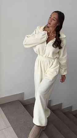 Женский стильный теплый комбинезон из флиса Одесса