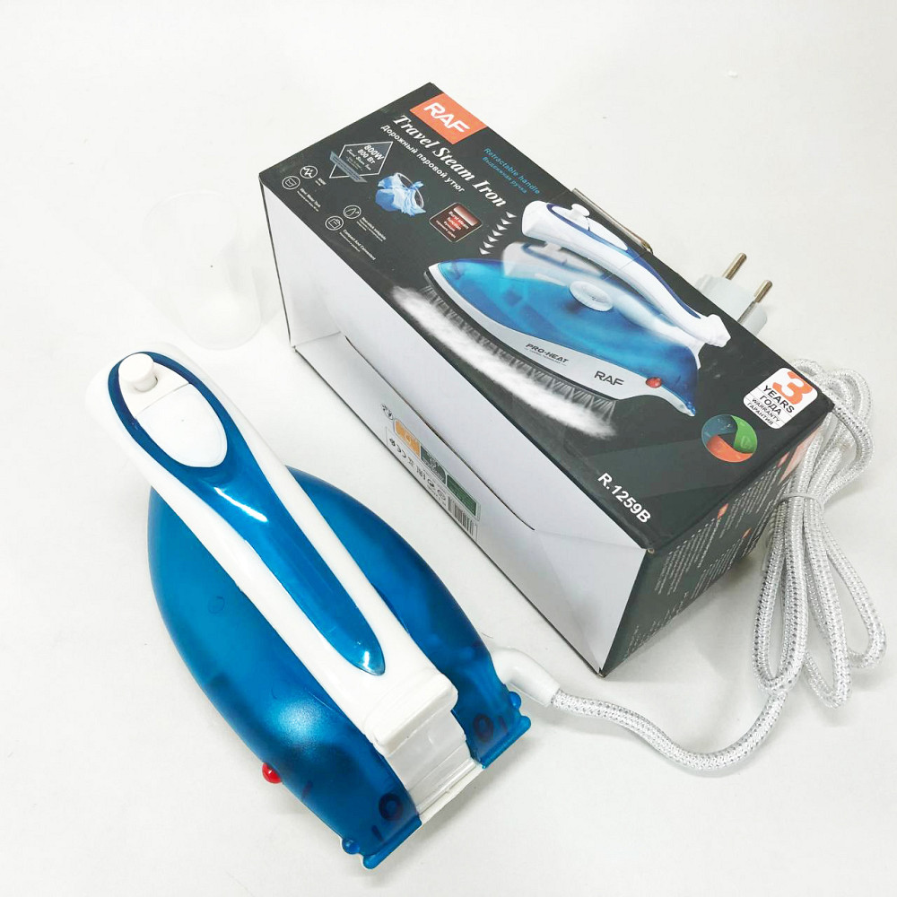 Утюг с паром для глажения RAF R.1259B 800 Вт, Хороший утюг для глажки вещей Домашний с паром IL-41 Львов - изображение 7