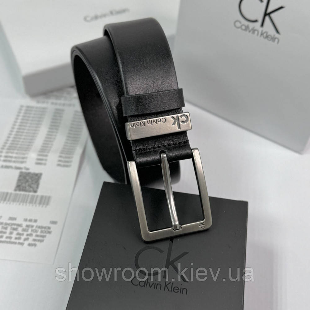 Мужской брендовый ремень из натуральной кожи (410) Киев - изображение 2
