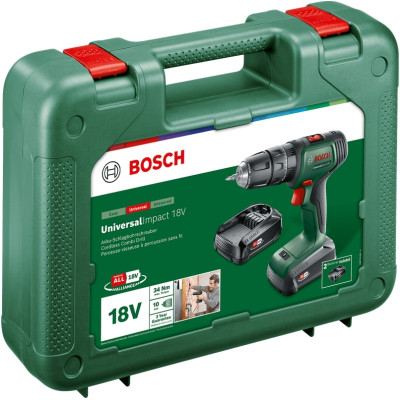 Шуруповерт Bosch UniversalImpact 18В 2х1.5Агод 20Нм 0-4400-1450обхв кейс ЗП 1.3кг (0.603.9D4.102) Вінниця - фото 3