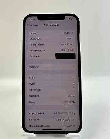 IPhone 12 Pro 128Gb Graphite Neverlock . Киев